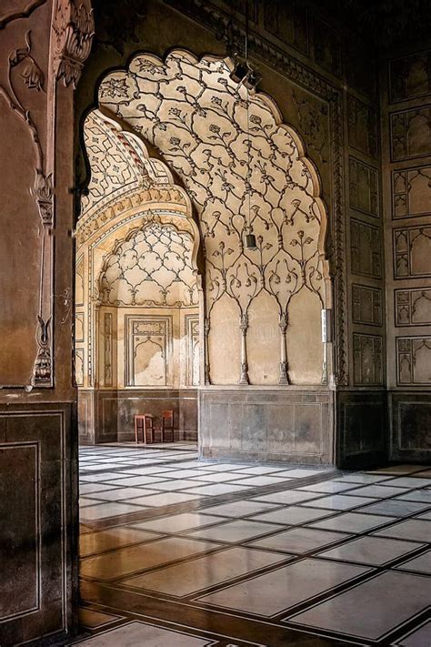 Badshahi Mosque Interior stock image. Image of marble - 52307715