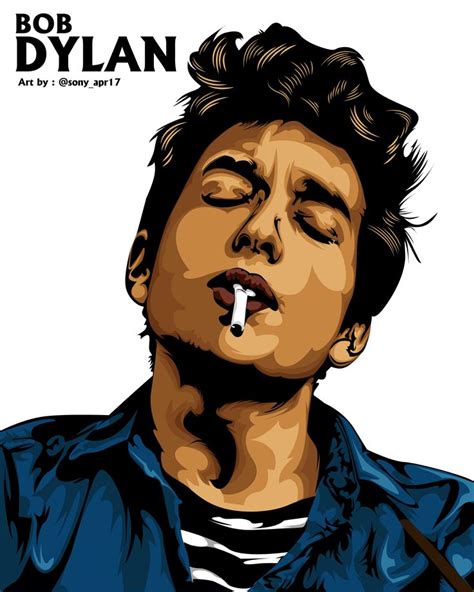 Creative vector art - Bob Dylan - Full color | by . Sony apr ...