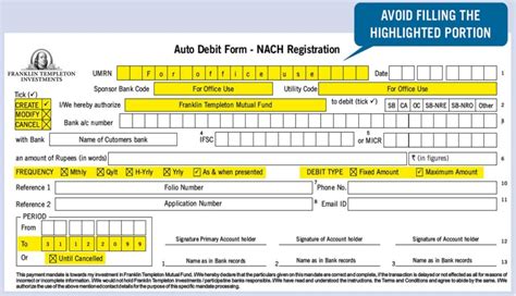 What is NACH Form and it benefits in investing in Mutual Fund SIP ...