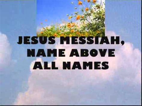 JESUS MESSIAH WITH LYRICS - YouTube