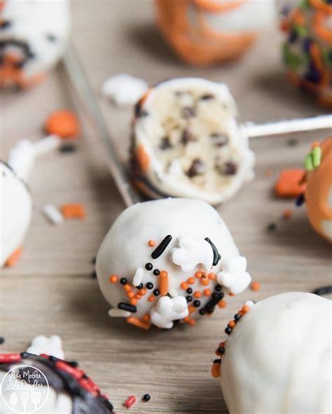 Halloween Cookie Dough Pops – Like Mother, Like Daughter