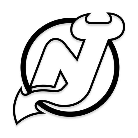 New Jersey Devils Decal Sticker Official NHL Logo – Decalfly