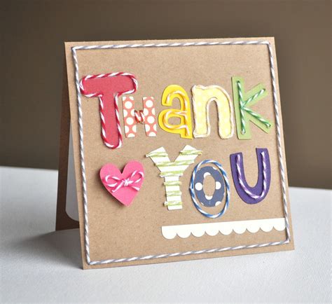 thank you card | handmade card using The Twinery's baker's t… | Flickr