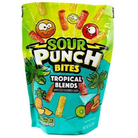 Sour Punch Tropical Bites - Shop Jadas