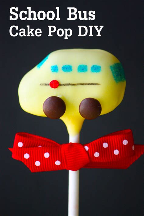 {DIY} How to Make these Cute School Bus Cake Pops - The Catch My Party Blog