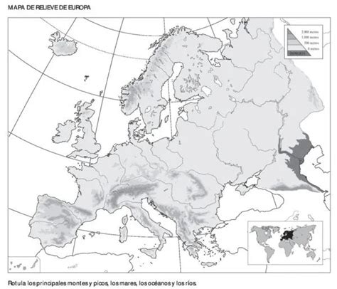 Bailarín alto raro mapa fisico de europa rios Elaborar Reparación ...