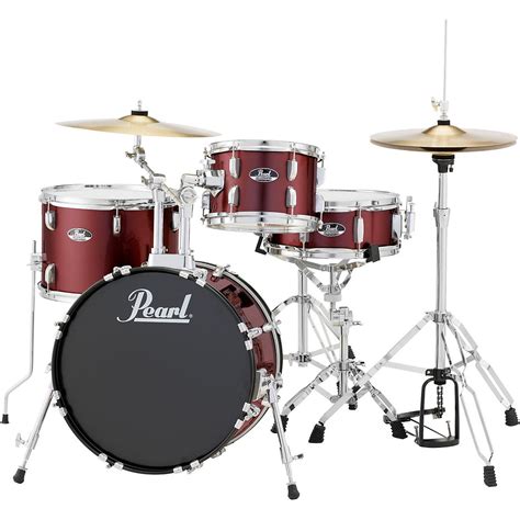 Pearl Roadshow 4-Piece Jazz Drum Set Wine Red | Guitar Center