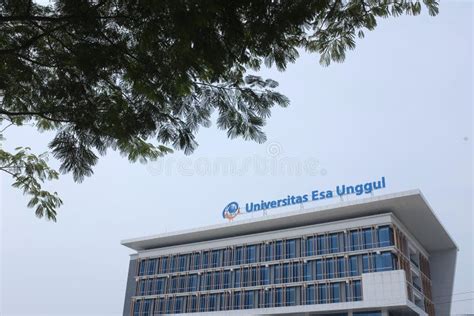 Esa Unggul University Campus Building Editorial Photography - Image of ...