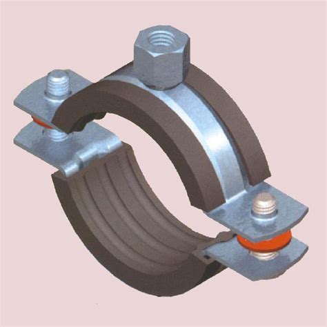 Rubber Lining Galvanized Pipe Clamp - Pipe Clamp and Pipe Hold Clamp