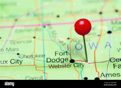 Webster city iowa map hi-res stock photography and images - Alamy