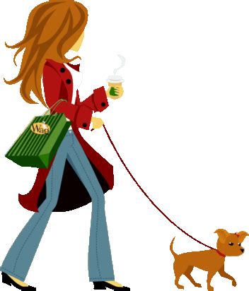 Girl Walking Dog Clipart - ClipArt Best