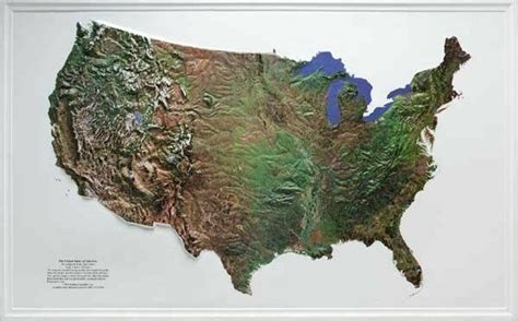 USA Vintage Topographic Map – Visual Wall Maps Studio, 47% OFF