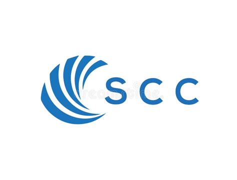 SCC Letter Logo Design on White Background. SCC Creative Circle Letter Logo Ign Stock Vector ...