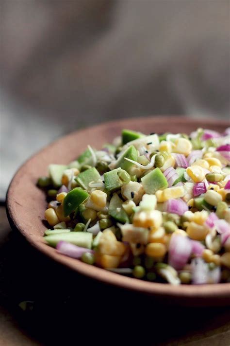 Guava, Sprouts & Corn Salad | Guava salad recipes, Guava recipes, Healthy indian recipes