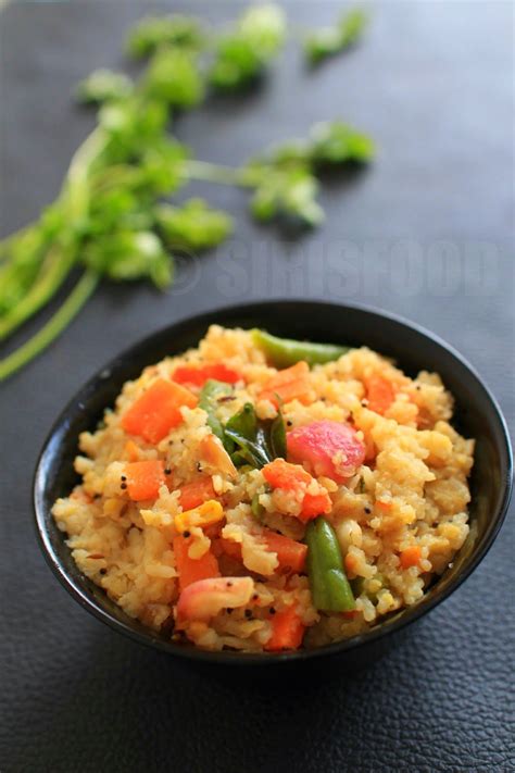 Indian Food and More..: Vegetable Pongal | Spiced Vegetable Lentil Rice | Gone are those days ...