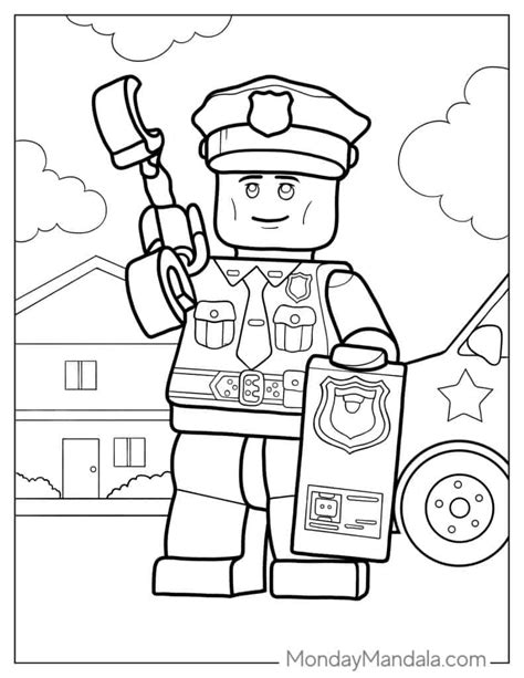 26 Police Coloring Pages (Free PDF Printables)