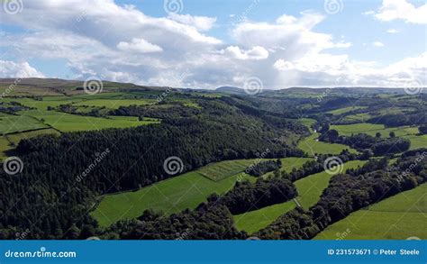 Aerial Photo of Glenarm Forest and Glen Co Antrim Northern Ireland Stock Image - Image of ...