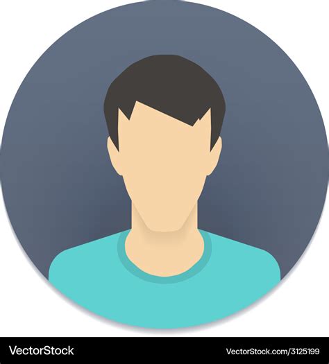 Icon user avatar for web site or mobile app Vector Image