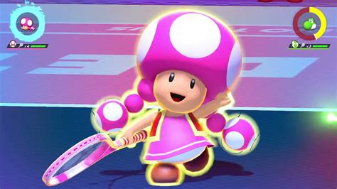 Mario Tennis Aces - Toadette vs Yoshi - YouTube