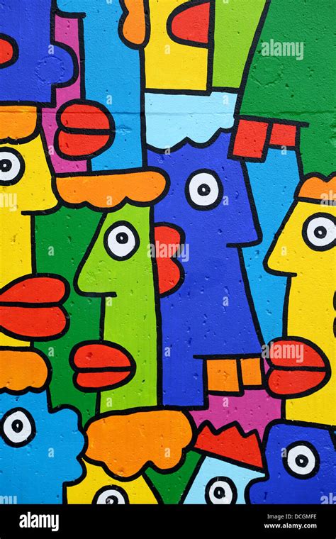 Berlin Wall graffiti Stock Photo - Alamy