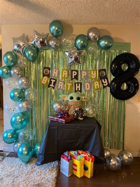 Baby Yoda Birthday party in 2021 | Yoda birthday, Baby yoda birthday, Baby boy 1st birthday party