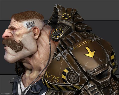 Banniere Game Character Zbrush By Samuel 1 - Preview