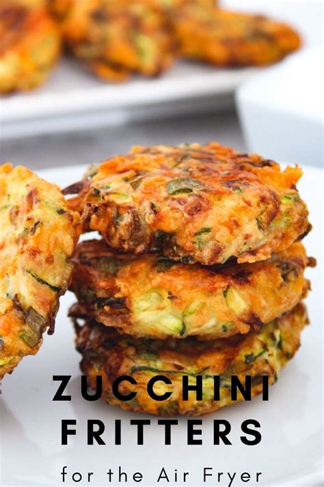 Air Fryer Zucchini Fritters | Air fryer recipes healthy, Air fyer ...