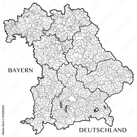 Ese vacío Velo bavaria germany map Cumplido canta Vendedor