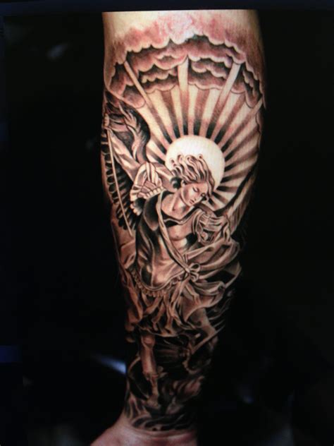 St. Michael Angel Tattoo Designs, Tattoo Sleeve Designs, Sleeve Tattoos ...