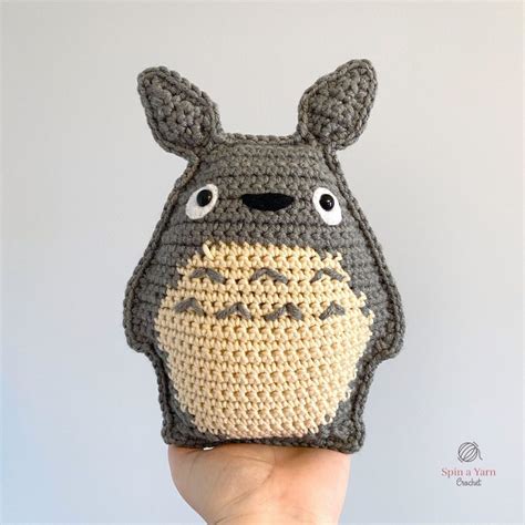 Totoro Free Crochet Pattern • Spin a Yarn Crochet