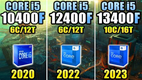 i5-10400F vs i5-12400F vs i5-13400F - How Much Performance Improvement? - YouTube