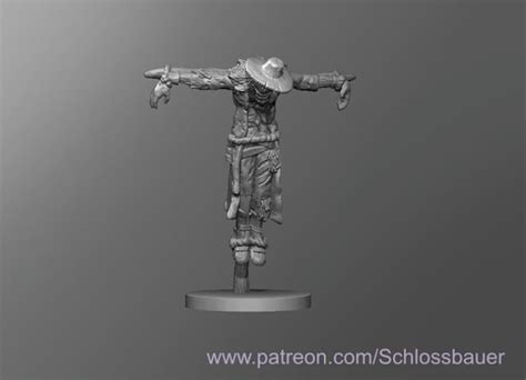 Scarecrow Dungeons & Dragons 5e Resin Mini Monster 32mm - Etsy