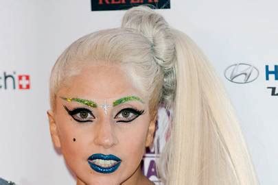 Lady Gaga’s high side ponytail at the MTV EMAs - celebrity hair and hairstyles | Glamour UK