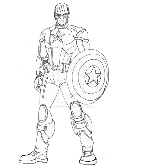 Captain America Lines by ConstantScribbles on DeviantArt