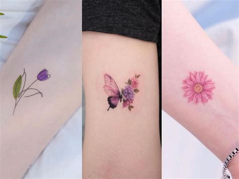 Mini tatuajes de flores para mujer que te van a encantar | Actitudfem