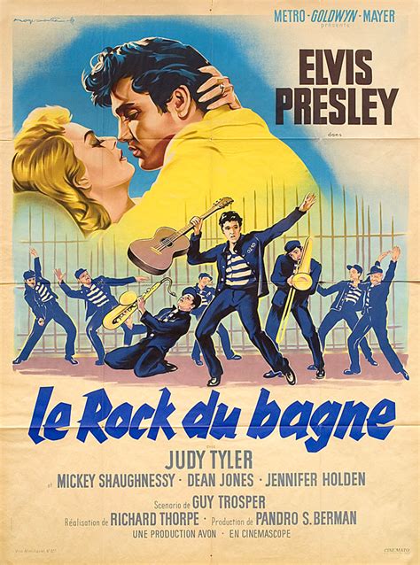 Jailhouse Rock Original 1957 French Grande Movie Poster - Posteritati ...