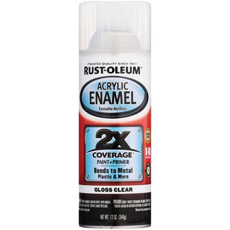 RUST-OLEUM® 271913 12-Ounce Gloss Clear Acrylic Enamel at Sutherlands