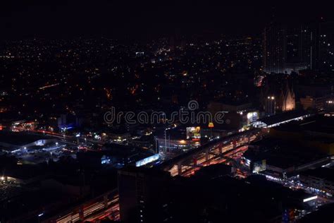 Quezon City Overview during Evening in Quezon City, Philippines ...