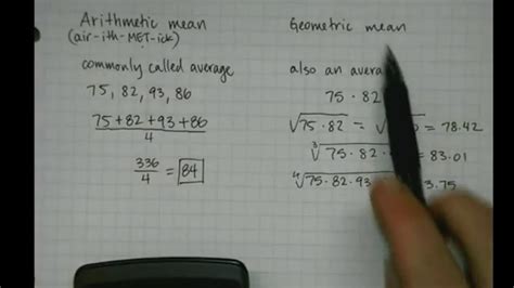 Geometric Mean Vs Arithmetic Mean Top 9 Differences With - Mobile Legends