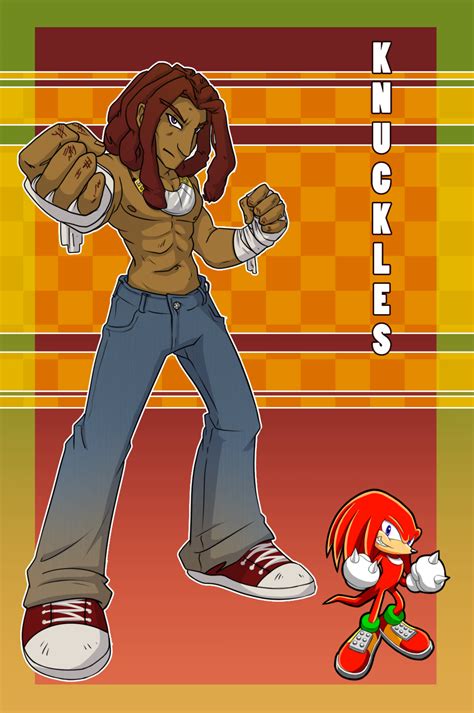 Human!Knuckles | Sonic art, Sonic costume, Comic character