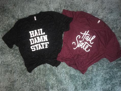 Hail State shirt / Mississippi State University Tee / | Etsy