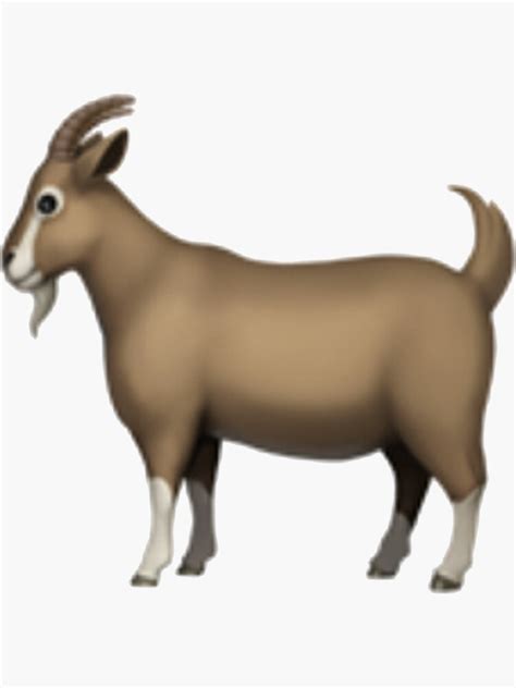 "Goat Emoji" Sticker for Sale by brujo69 | Redbubble