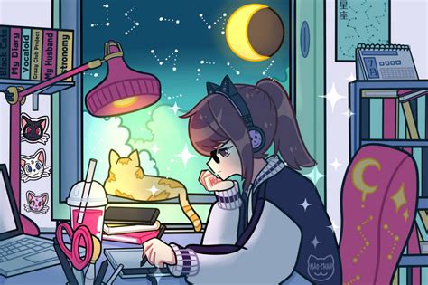 Lofi Girl2 by MaoSinosaki on DeviantArt | Anime, Cute art, Character art