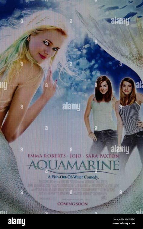 aquamarine movie poster Stock Photo - Alamy