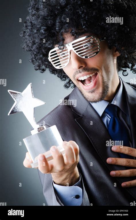 Singer receiving star prize award Stock Photo - Alamy