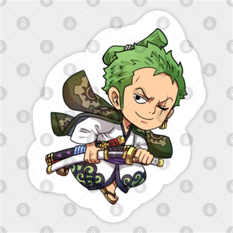 Roronoa Zoro One Piece Wano Country - Zoro - Sticker | TeePublic