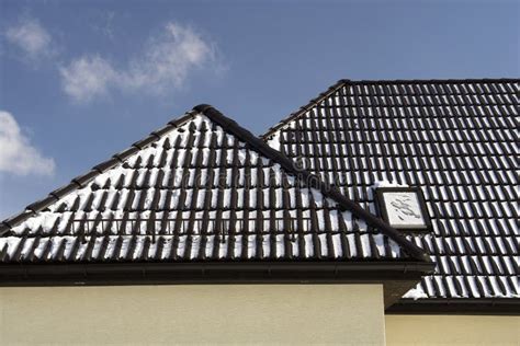 Black roof tiles stock photo. Image of grunge, close - 16192522