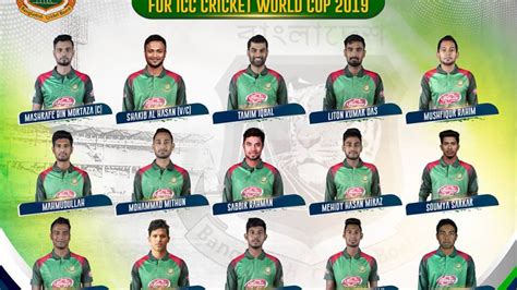 Bangladesh name World Cup squad, Shakib returns after injury | Cricket ...