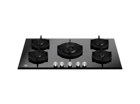 90cm gas on glass hob, central dual wok - La Germania