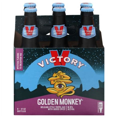 Victory® Brewing Company Golden Monkey® Ale Beer, 6 bottles / 12 fl oz ...